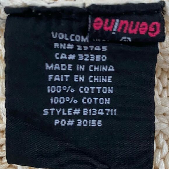 👚VOLCOM Ivory Knit Sweater Dress/Tunic Size XS - Picture 6 of 8